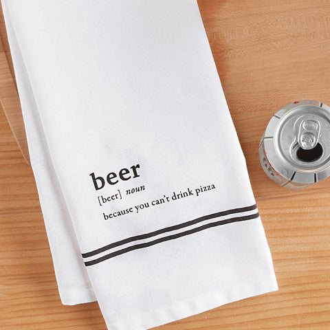 Tableau Dishtowel, Beer