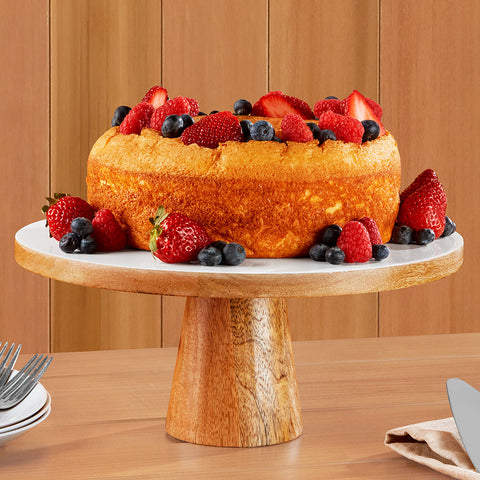 Be Home Madras Enameled Mango Cake Stand