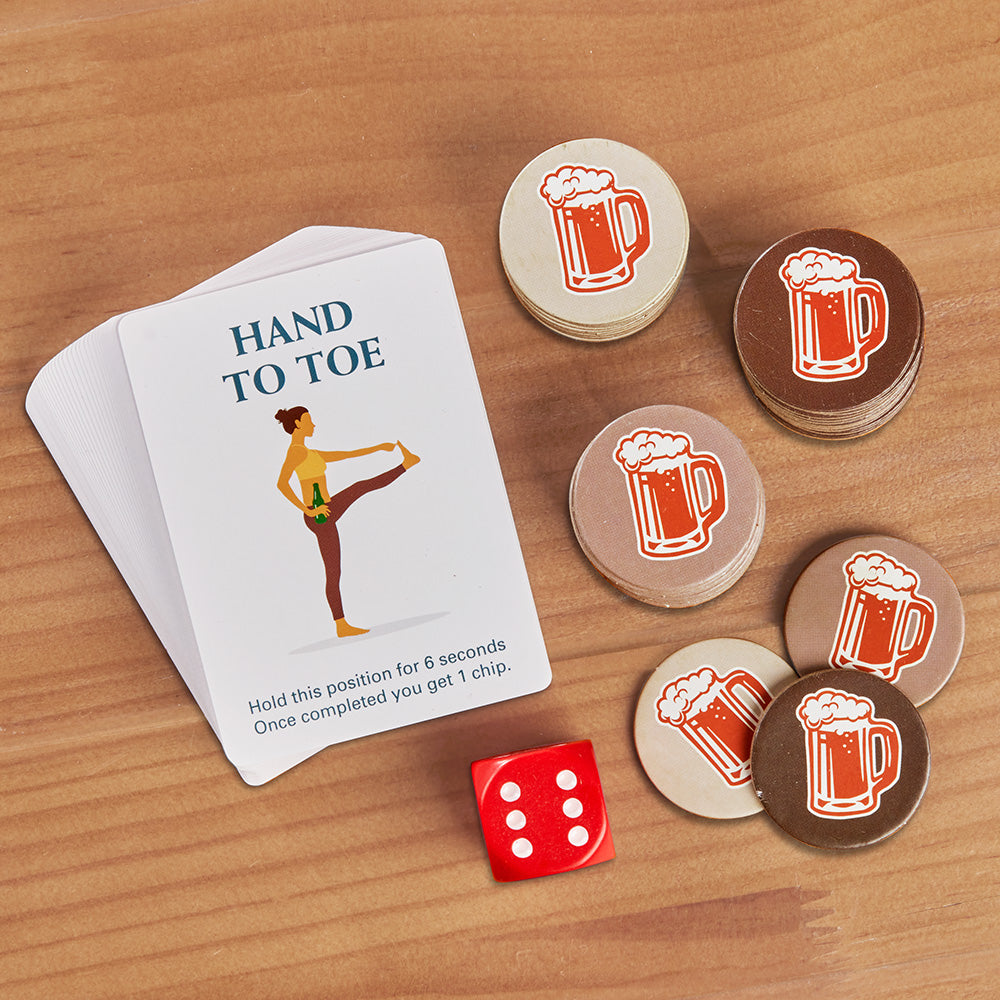 Kikkerland Design Beer Yoga Game