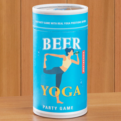 Kikkerland Design Beer Yoga Game