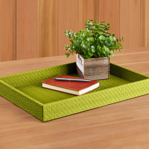 Bodrum Wicker Vinyl Tray