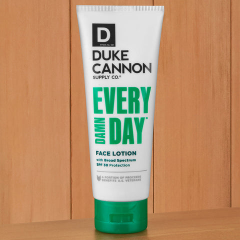 Duke Cannon Every Damn Day Face Lotion with SPF 30