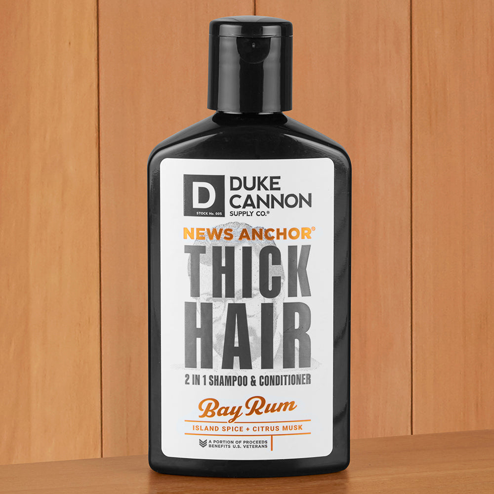 Duke Cannon News Anchor THICK HAIR 2-in-1 Shampoo & Conditioner