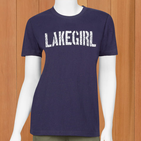 Lakegirl Women's "Simply Lakegirl" Tee – Navy
