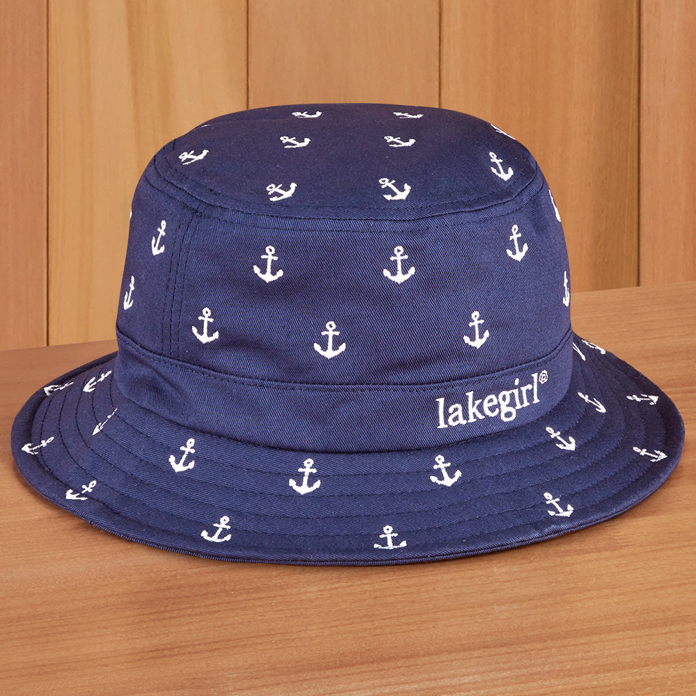 Lakegirl Women's Anchor Bucket Hat