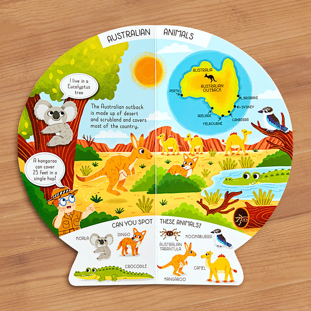 "Animals: Discover Incredible Animal Homes" Board Book