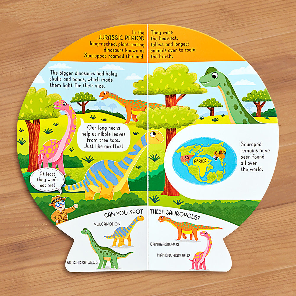 "Dinosaurs: Discover Incredible Dinosaur Facts" Board Book