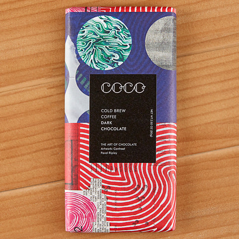 COCO Dark Chocolate Bars, Cold Brew Coffee