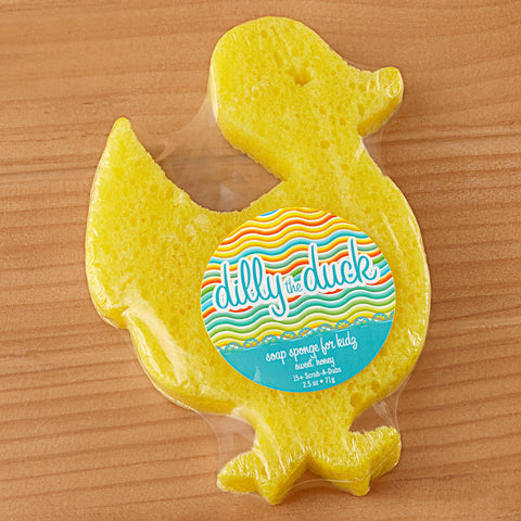 Caren Soap Sponge for Kidz, Dilly the Duck