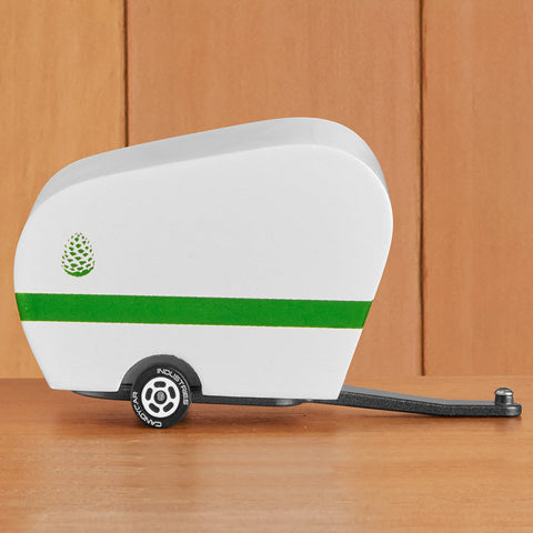 CANDYCAR® Pinecone Camper Wooden Toy Car Trailer