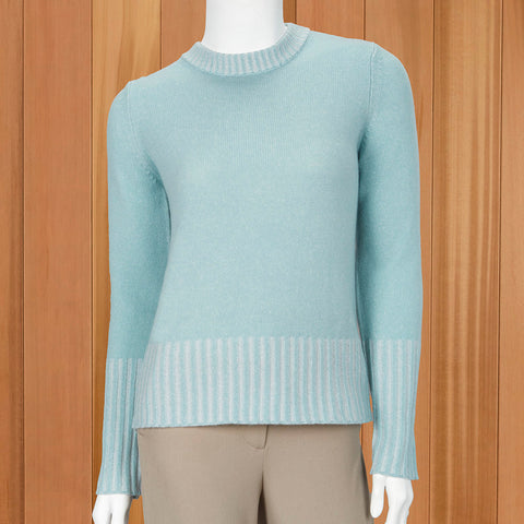 Kinross Women's Plaited-Rib Sweater