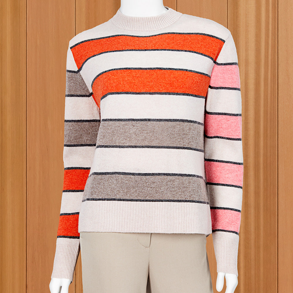 Kinross Women's Bold Stripe Sweater