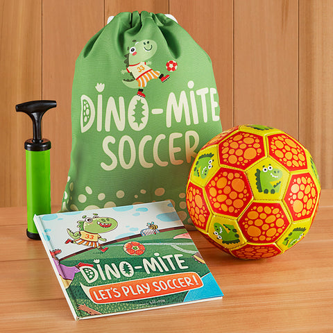 Bearington Dino-Mite Soccer Gift Set