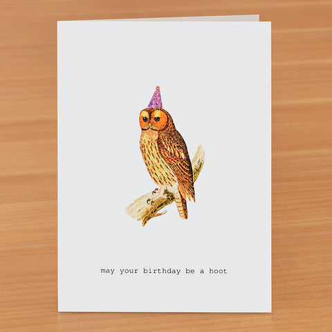 TokyoMilk Birthday Card, Hoot