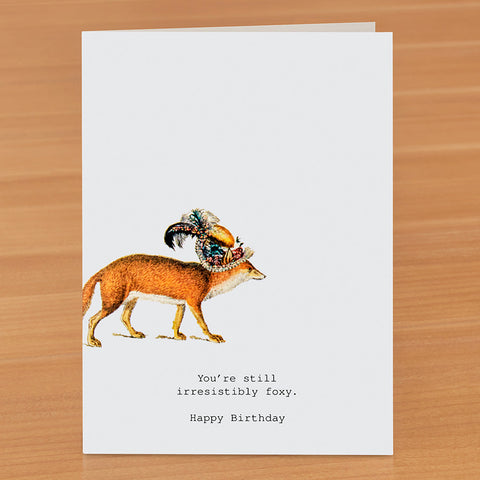 TokyoMilk Birthday Card, Irresistibly Foxy
