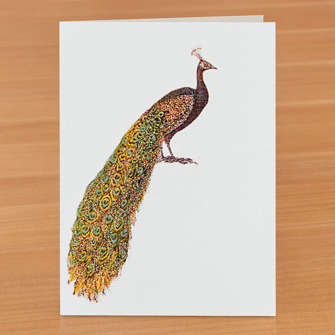 TokyoMilk Greeting Card, Peacock