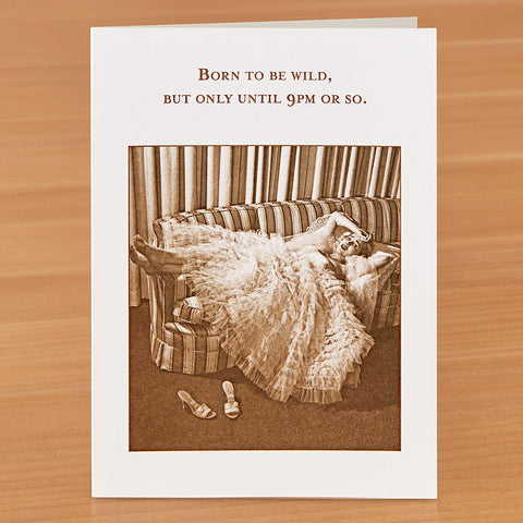 Shannon Martin Birthday Card, Born To Be Wild