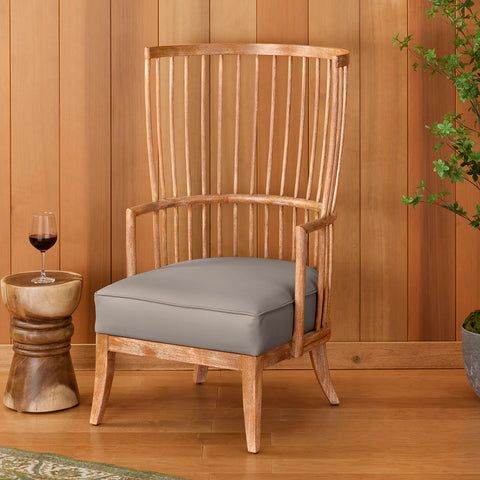 Spindle Wing Chair