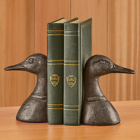 Cast Iron Duck Bookends