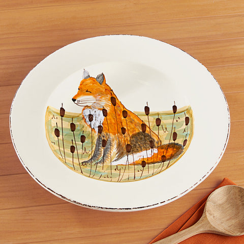 Vietri Wildlife Serveware, Fox Platter