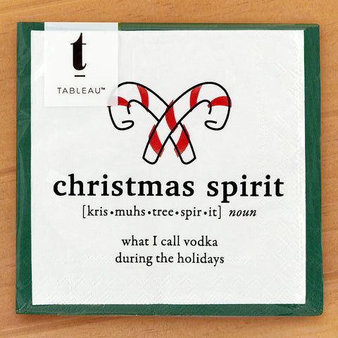 Tableau Paper Napkins, Christmas Spirit