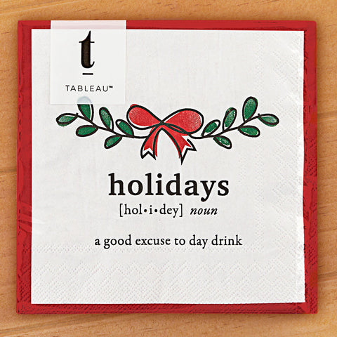 Tableau Paper Napkins, Holidays