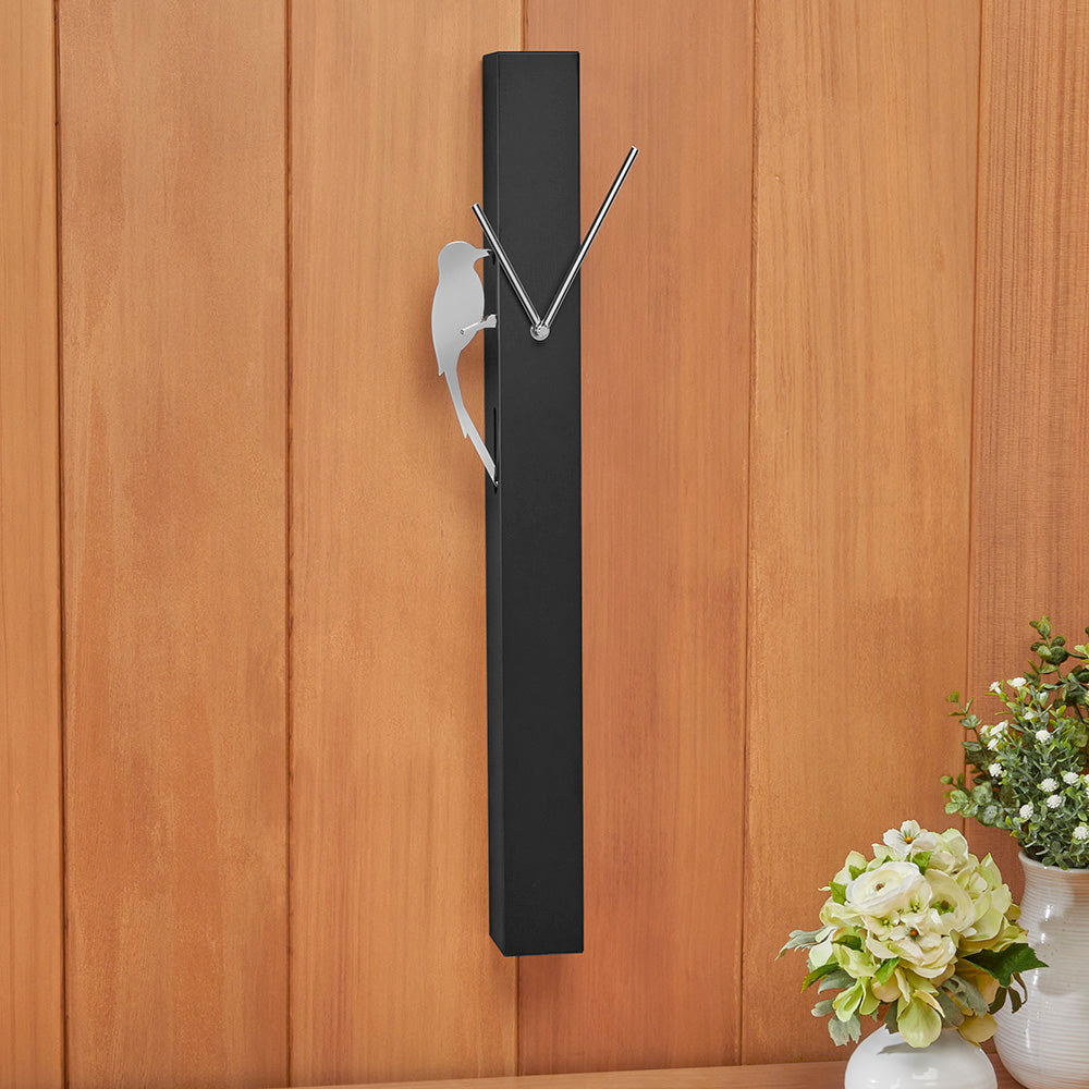 Torre & Tagus Modern Stylized Woodpecker Wall Clock