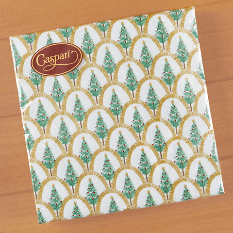 Caspari Paper Napkins, Deco Christmas