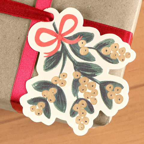 Rifle Paper Co. Gift Tags, Mistletoe