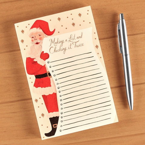Rifle Paper Co. Notepad, Santa's List