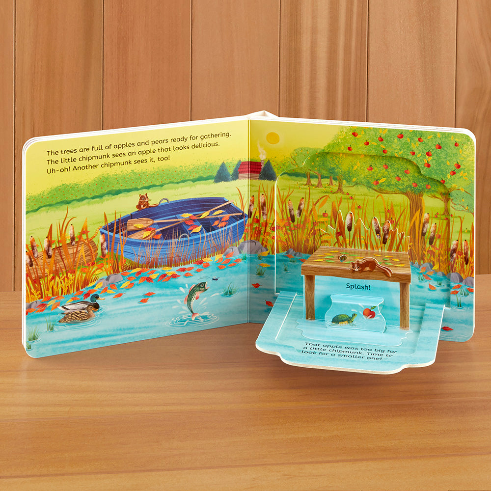 "Autumn in the Forest" Lift-a-Flap Pop-Up Children's Board Book by Rusty Finch