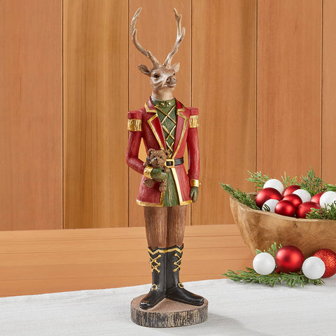 Reindeer Soldier Figurine