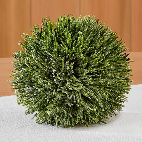 Faux Glitter Pine Orbs