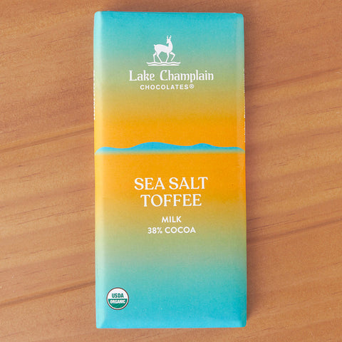 Lake Champlain Milk Chocolate Sea Salt Toffee Bar