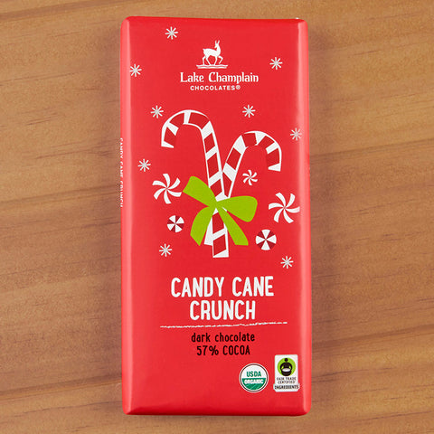 Lake Champlain Dark Chocolate Candy Cane Crunch Bar
