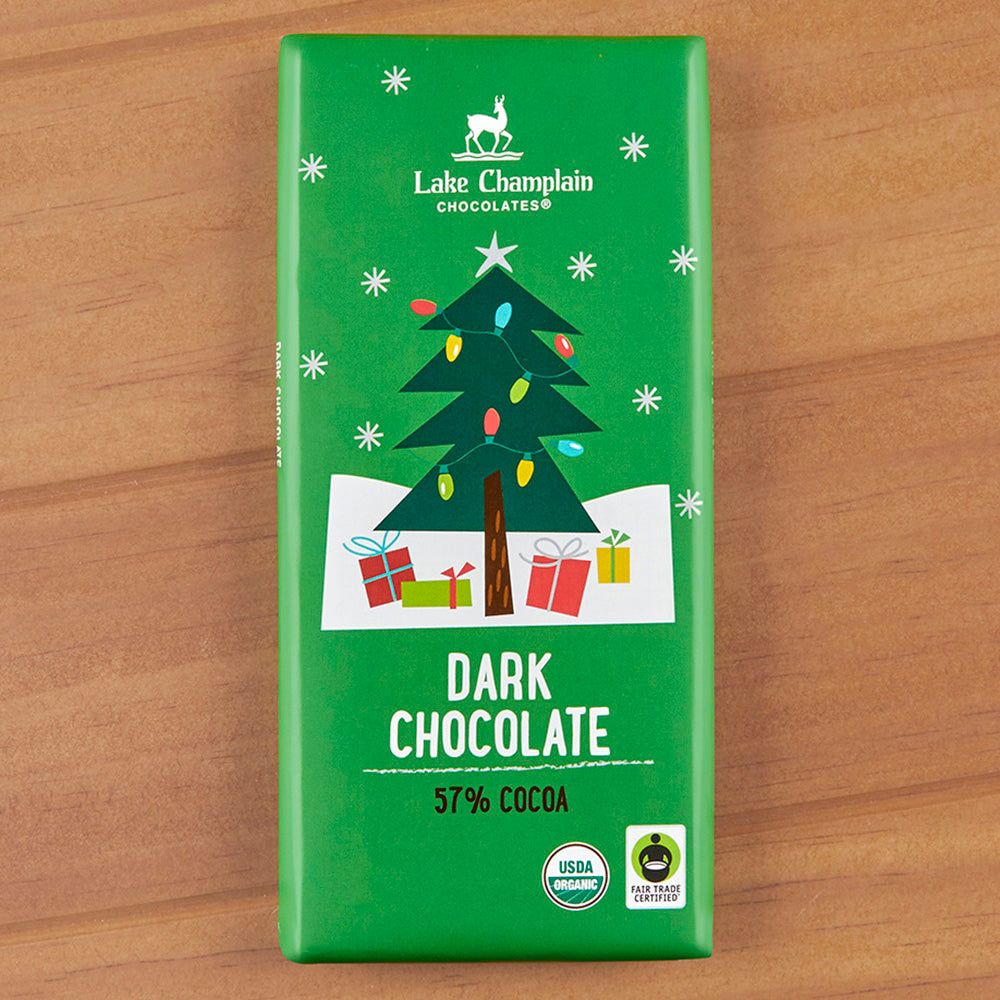 Lake Champlain Dark Chocolate Christmas Bar