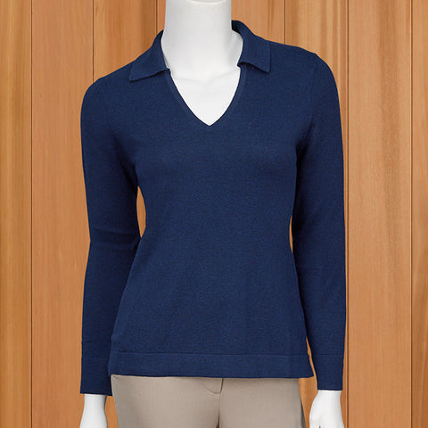 Kinross Women’s V-Neck Polo Sweater