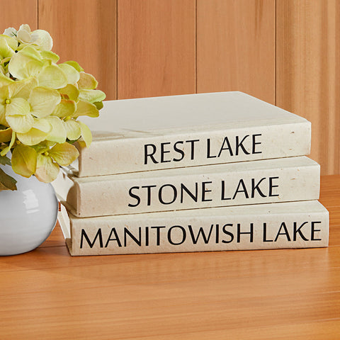 Manitowish Chain of Lakes Decorative Books