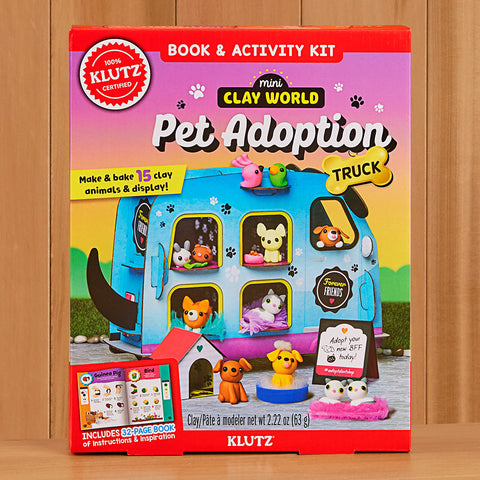 Klutz Mini Clay World Pet Adoption Truck Sculpting Kit