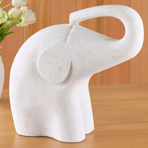 Haathee Marble Elephant Sculpture