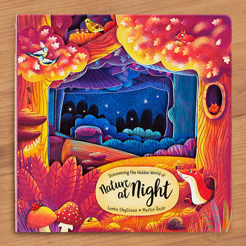 "Discovering the Hidden World of Nature at Night" Board Book by Lenka Chytilova