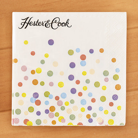 Hester & Cook Paper Napkins, Confetti Sprinkles