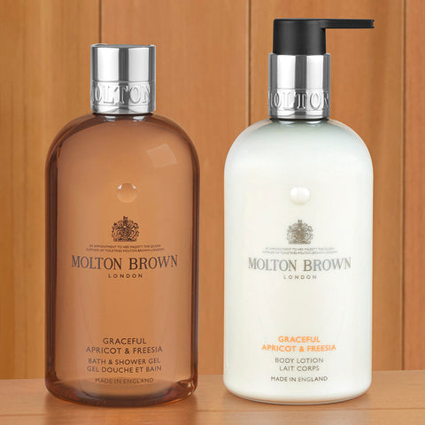 Molton Brown Shower Gel/Body Lotion, Graceful Apricot & Freesia