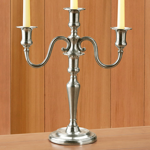 MATCH Interchangeable 1 or 3 Flame Candelabra