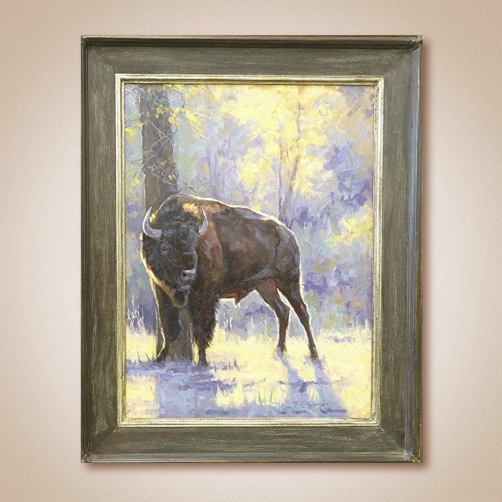 "Early Morning Scratch" Original Oil Painting by Tiffany Stevenson