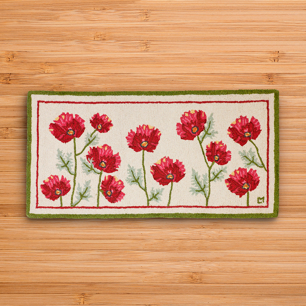 Poppy Hooked Rug Chandler 4 Corners 2' x 4' Hooked Rug, Poppy Profusion – To The Nines ...