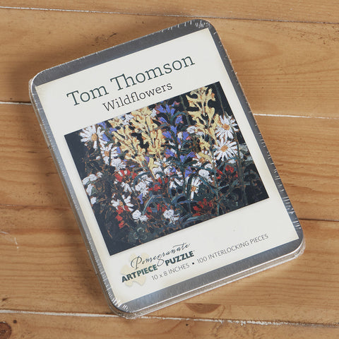 100 Piece Fine Art Jigsaw Puzzle, "Wildflowers" by Tom Thomson
