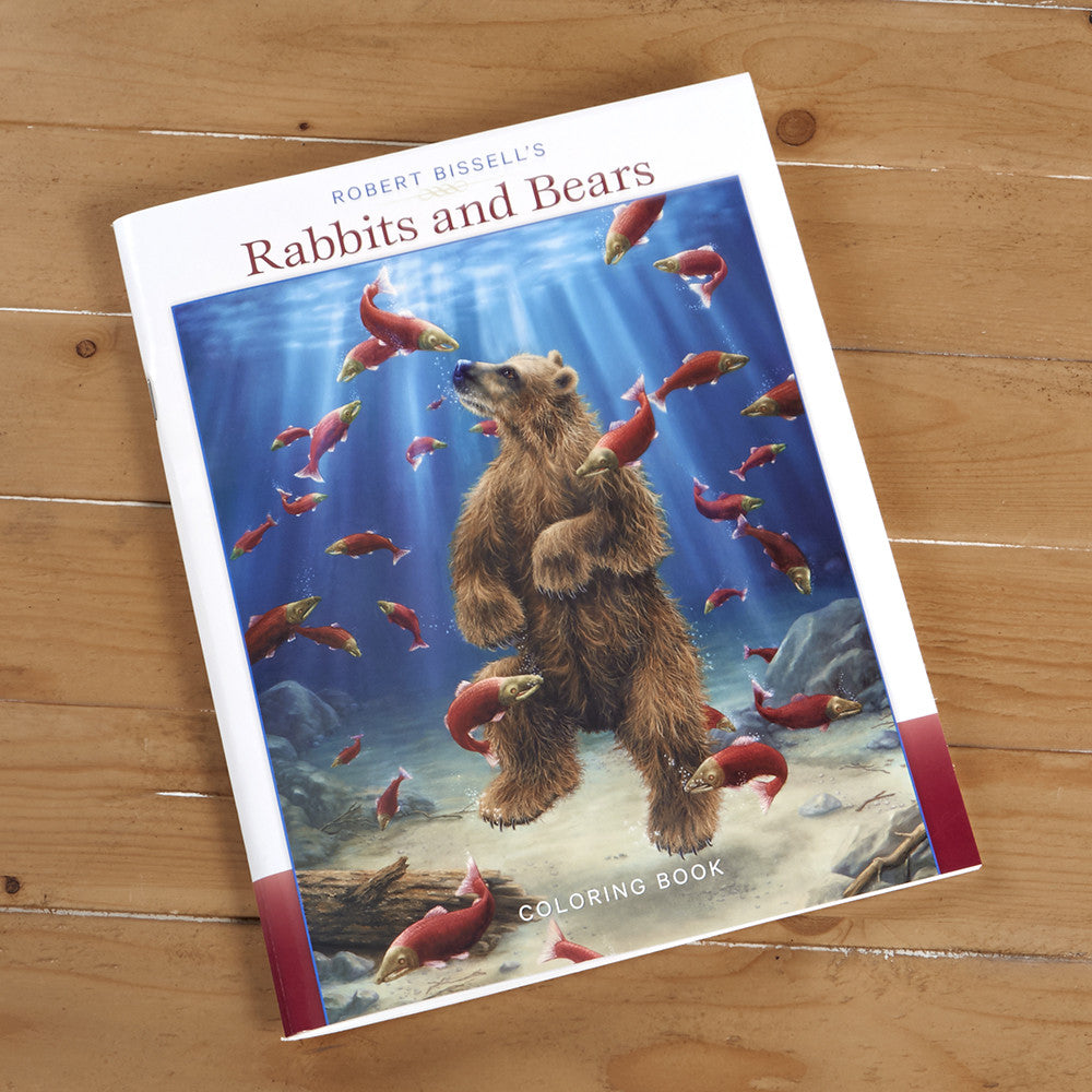 "Robert Bissell's Rabbits and Bears" Coloring Book