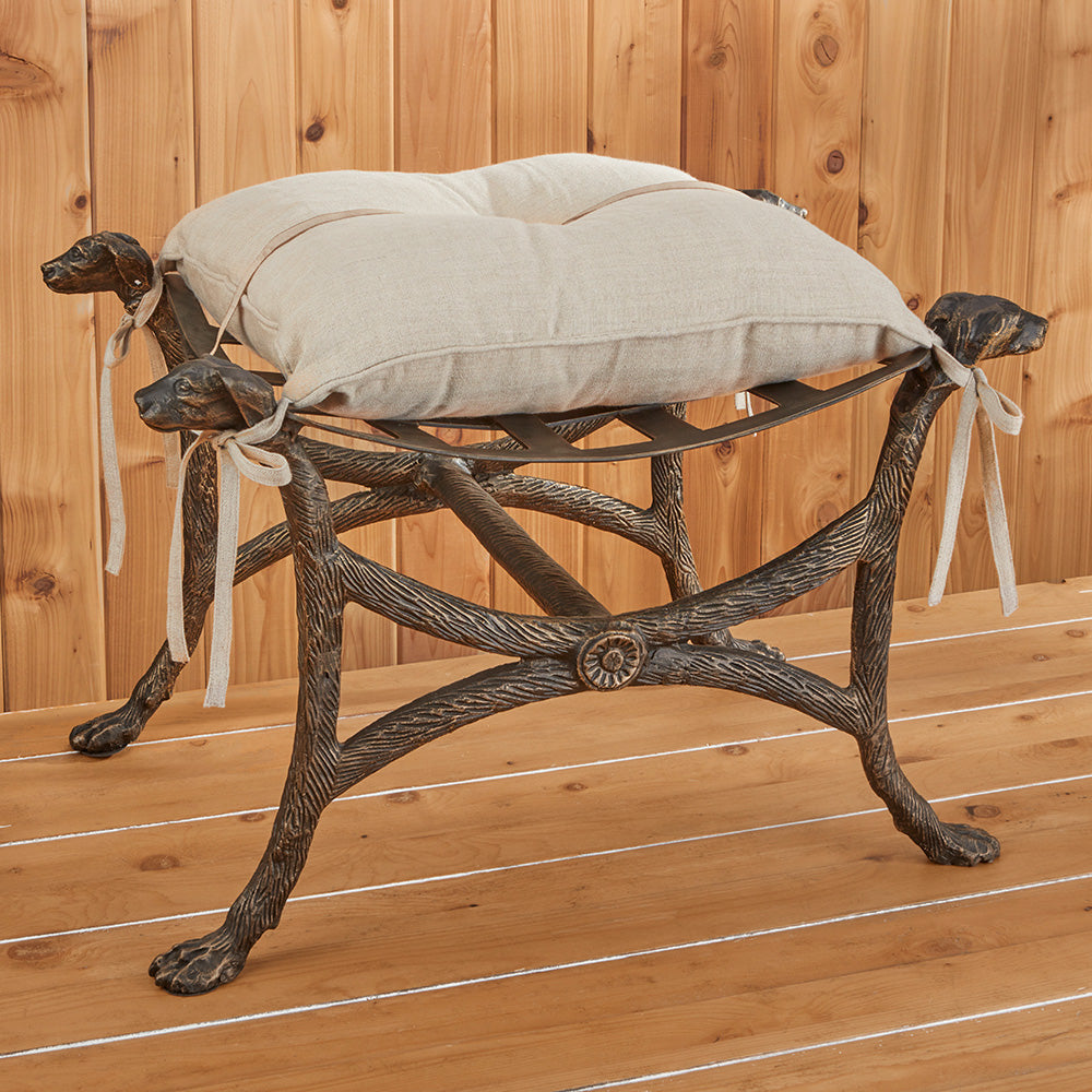 Bow Wow Cast Iron Bench