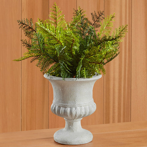 Faux Potted Fern, 15"